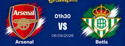 Soi Kèo Arsenal vs Betis, 01h30 Ngày 6/8: Pháo Thủ Chiếm Ưu Thế