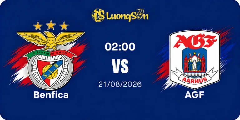 Nhận Định Benfica Vs AGF, 02h00 Ngày 21/8: Đại Bàng Xé Gió 
